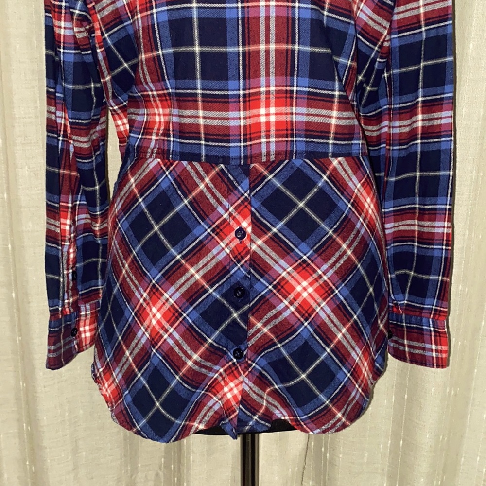 Behind the Seams plaid Shirt/jacket. - Picture 6 of 8
